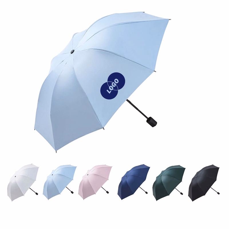Stylish Compact Wind Resistant Rain Umbrella