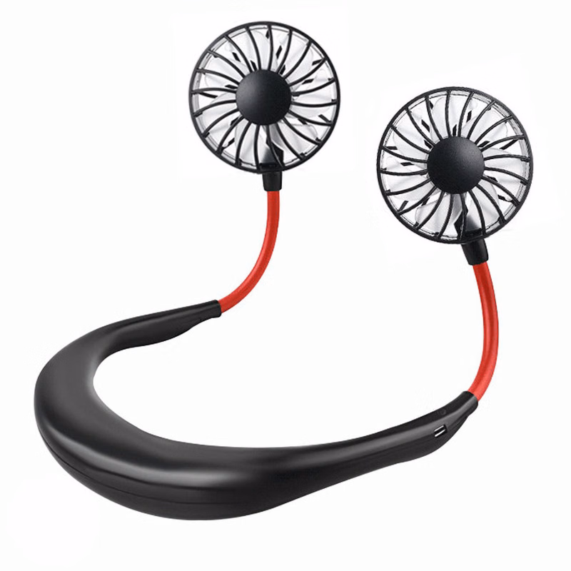 Hands Free Portable Neck Fan - Rechargeable USB Personal