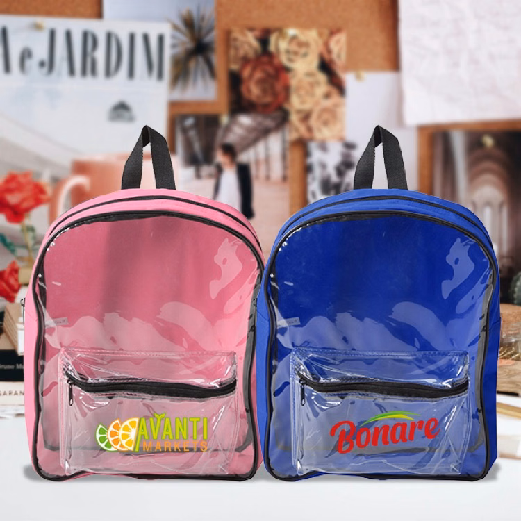 Clear Front Back Pack