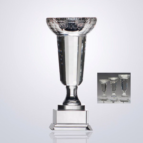 Crystal King's Bowl Trophy (Small Size)