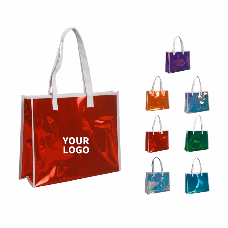 Polyvinyl Chloride Iridescent Tote