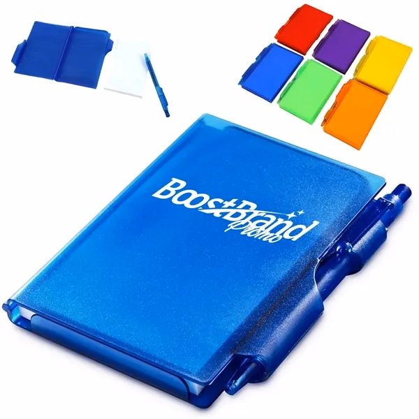 Custom Pocket-Sized Mini Notebook with Integrated Pen — Portable Productivity Journal