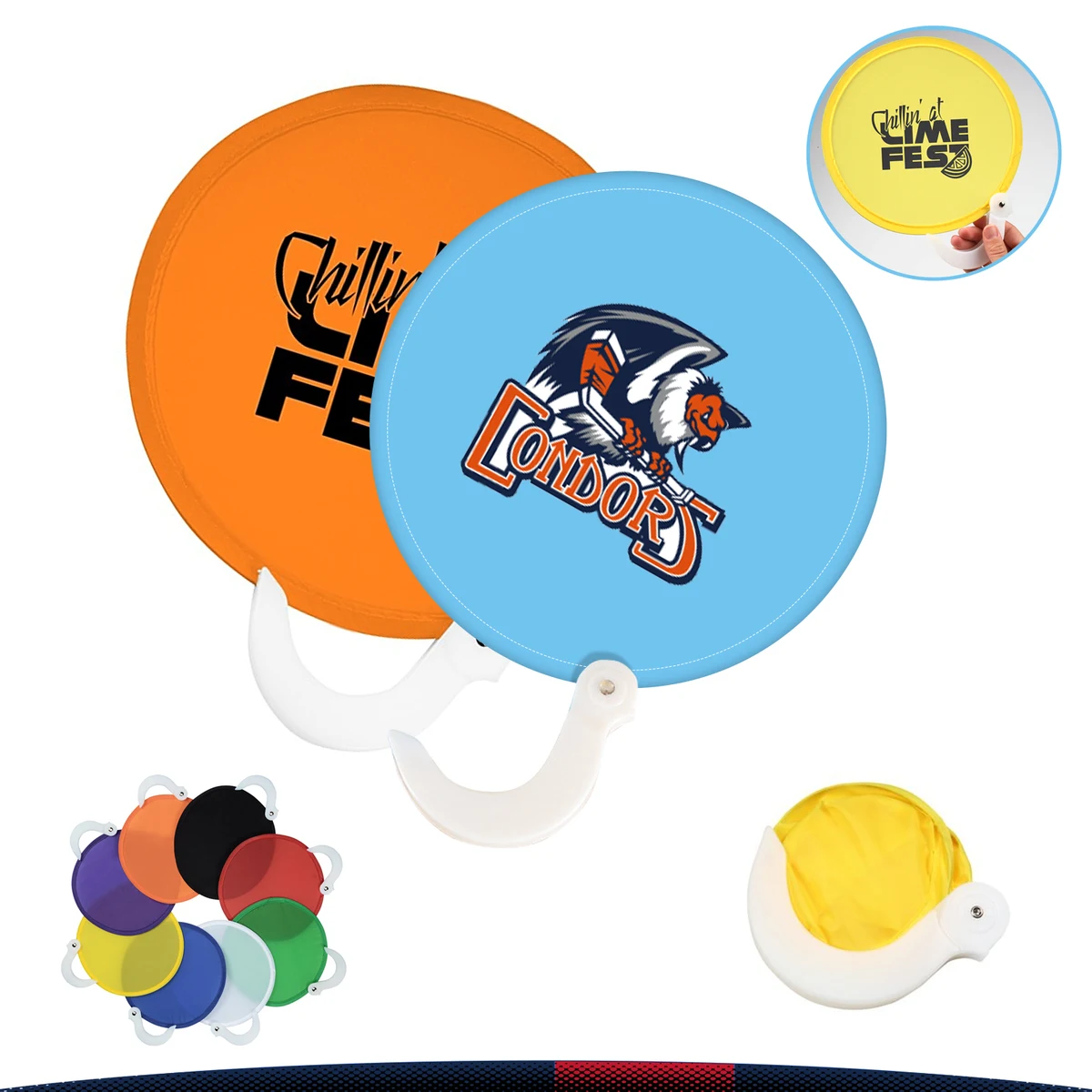 Folding Advertising Fan 1