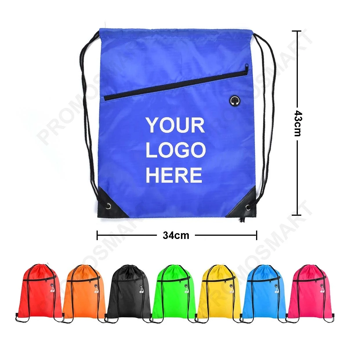 Drawstring Backpack With Earphone Hole 1
