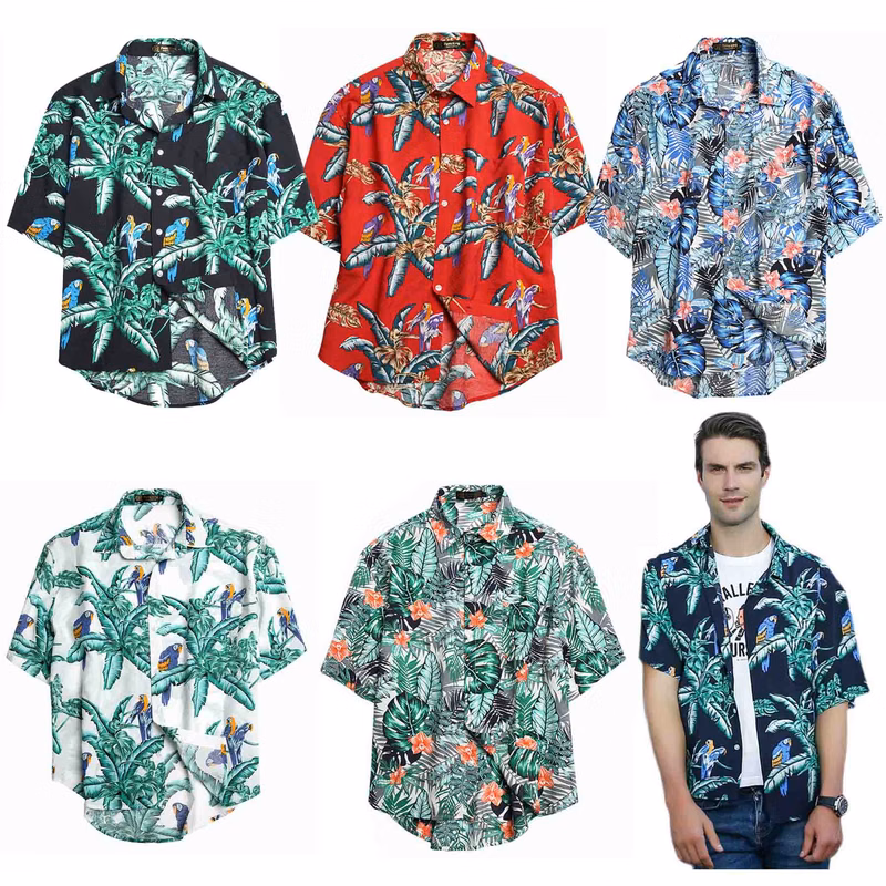 Hawaiian Loose Lapel Shirt