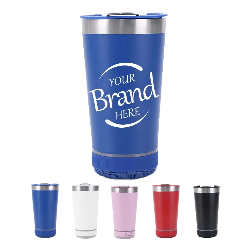 17Oz Wireless Speaker Mug W/ Bottle Opener 1