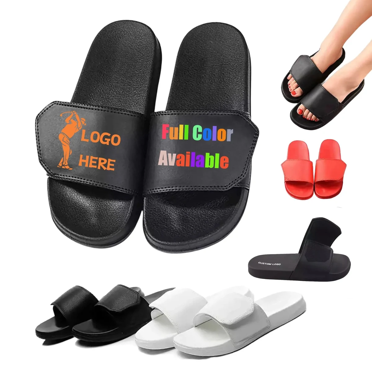MOQ50 PVC Beach Summer Sandals 1