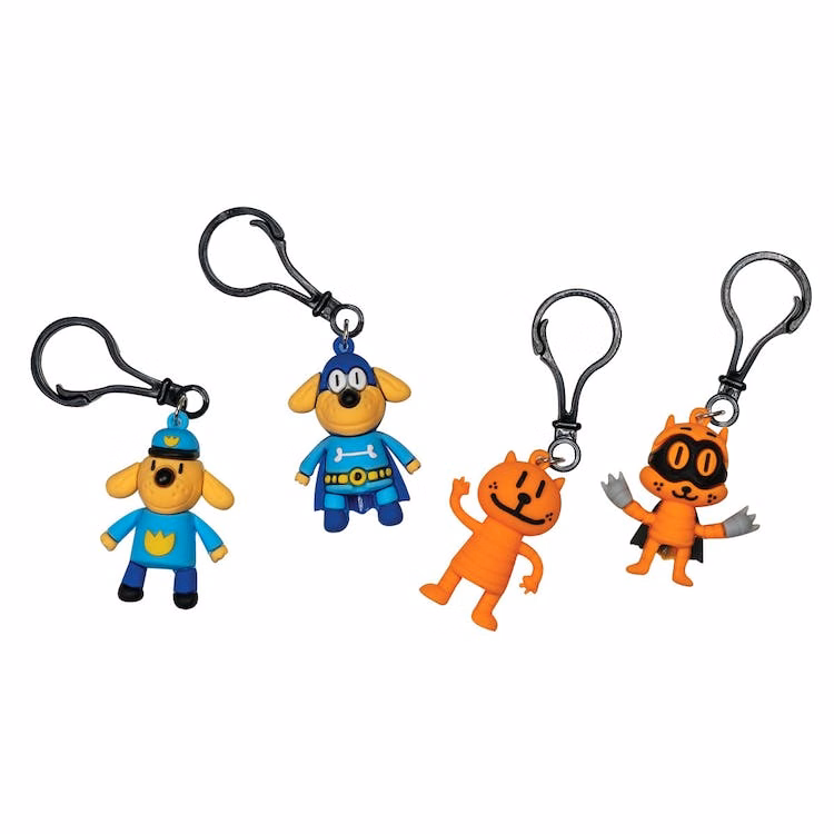 Dog Man Backpack Clips - 4 Styles