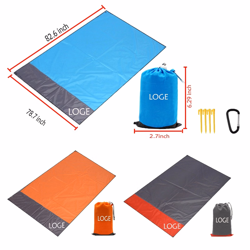 Waterproof Beach Mat Blanket MOQ 50pcs
