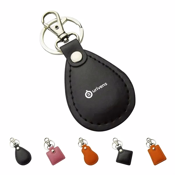Custom Leather Teardrop Key Tag 2.56" — Professional Keychain & Purse Accessory Brand