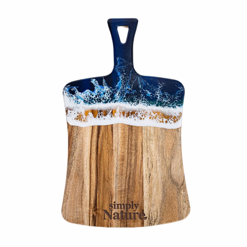 Acacia Wood Resin Cutting Board - OCEAN