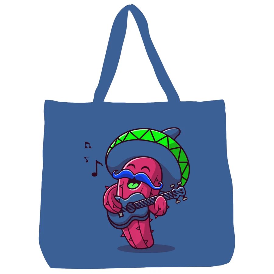 Sublimation 12 oz Poly Canvas Tote Bag - 14" x 12" x 5.25"G 1