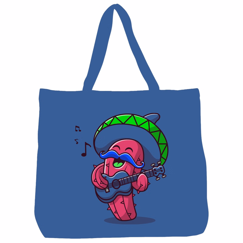 Sublimation 12 oz Poly Canvas Tote Bag - 14" x 12" x 5.25"G