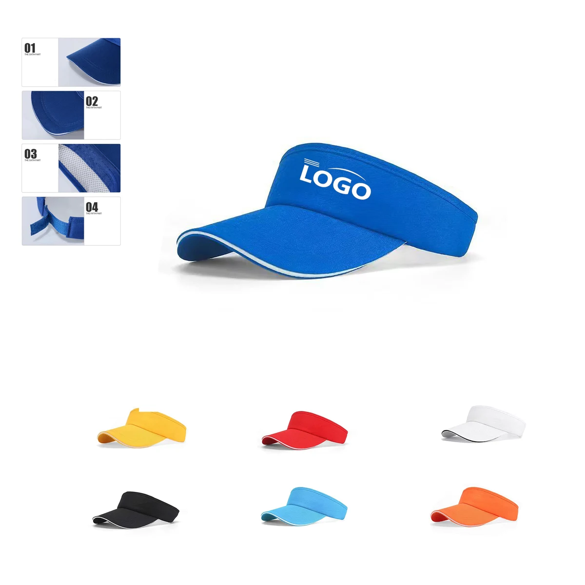 Performance Athletic Sun Visor Sports Hat 1