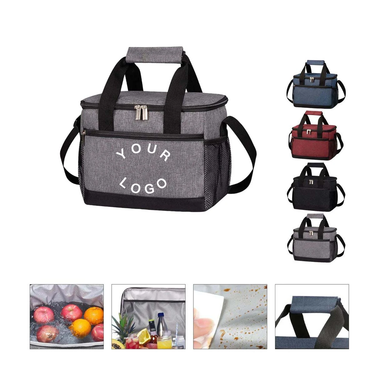 8L Waterproof Picnic Cooler Bag with Insulated Interior 1
