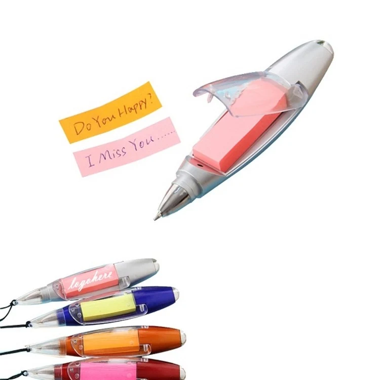 The Bullet Shape Pen With Notepaper 1