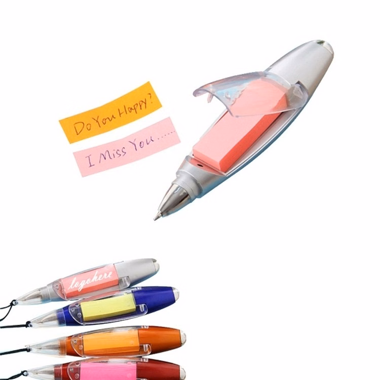 The Bullet Shape Pen With Notepaper