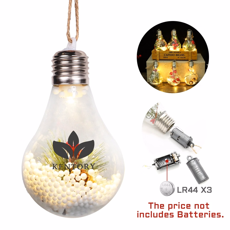Christmas Led Light Bulb Ornament
