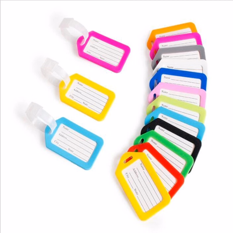 Waterproof ID Tags Multi-Color Airplane Suitcase Labels