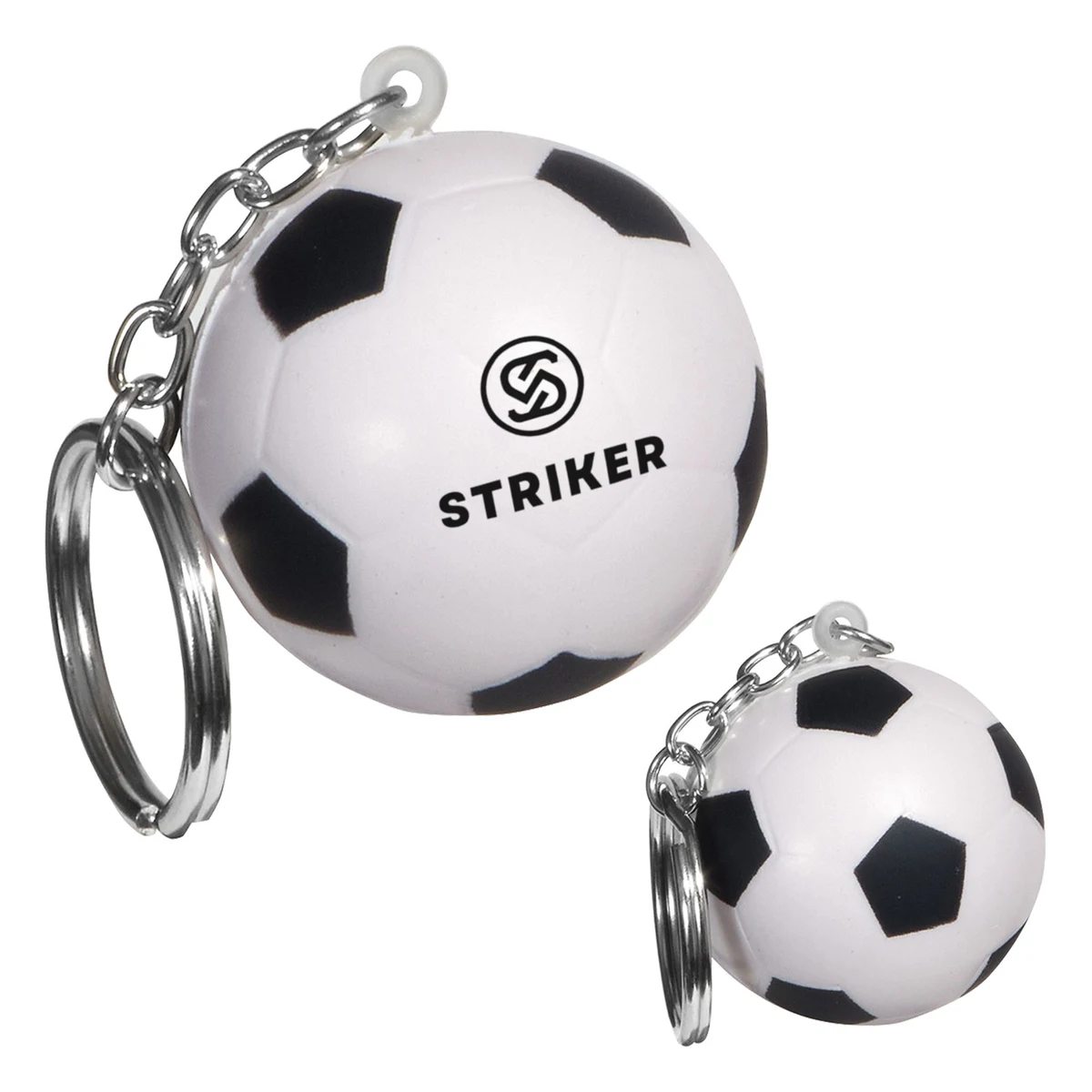 Soccer Ball Stress Reliever Keychain 1