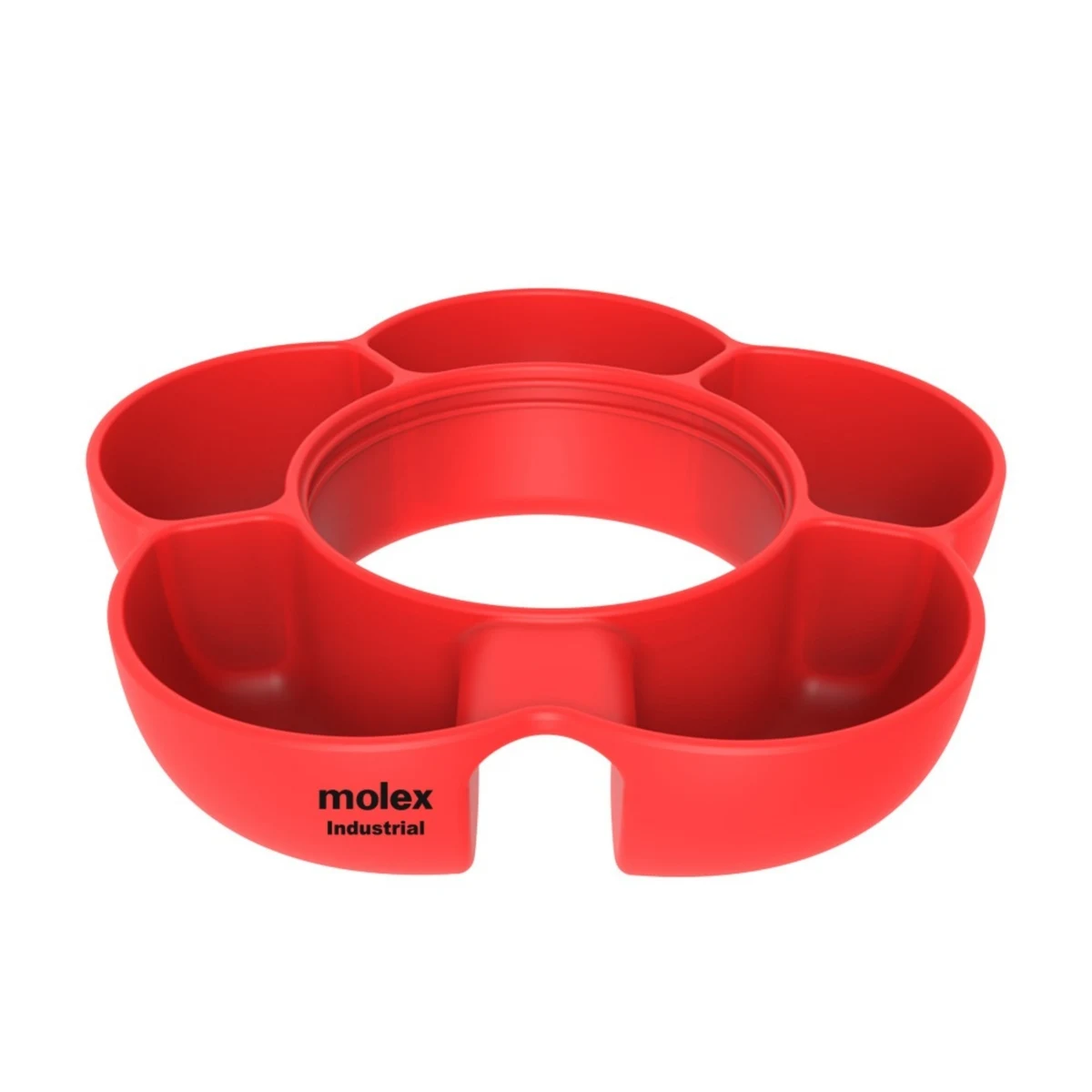 5 Compartment Silicone Snack Tray 1