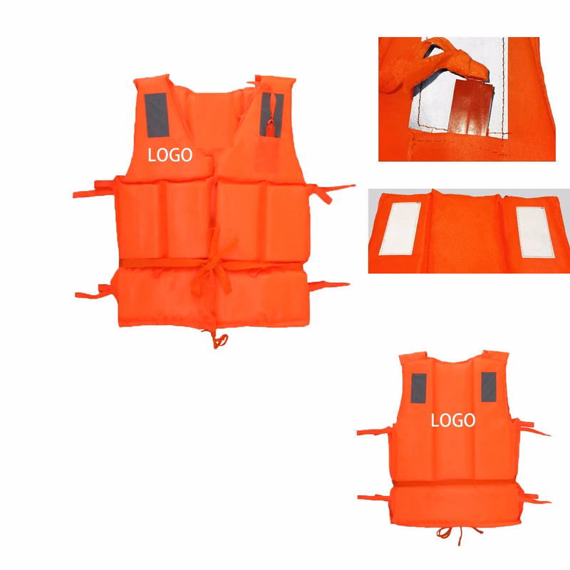 Reflective Life Jacket With Whistle