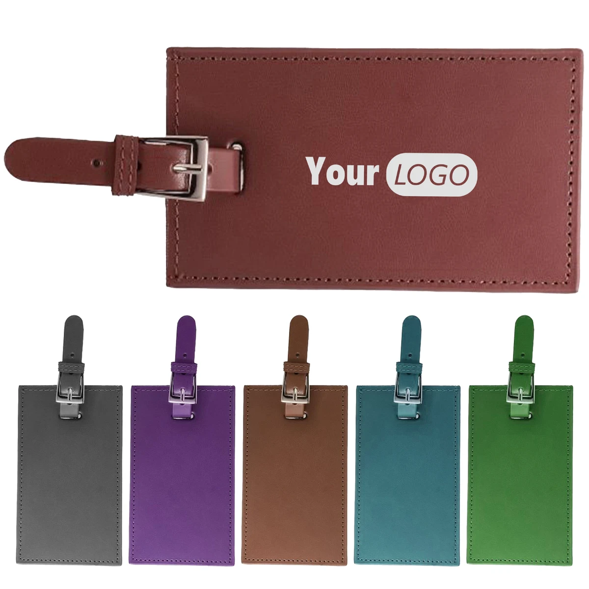 Pu Elegant Leatherette Luggage Tag 1