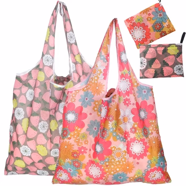 Full Color Wrapables Large Foldable Tote Bag