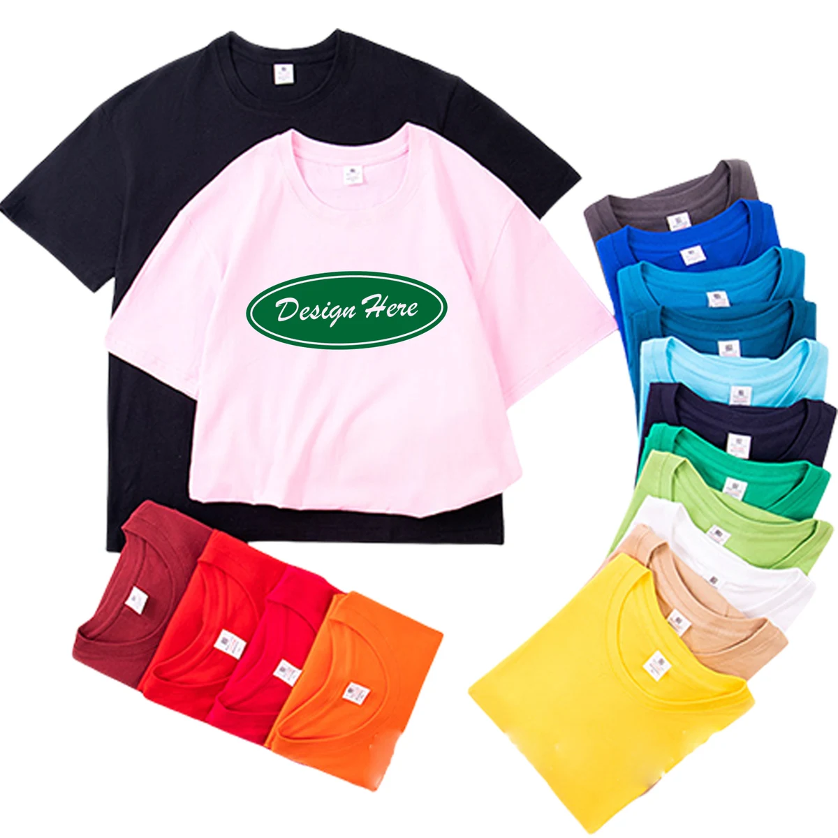 Crew-neck cotton T-shirt 1