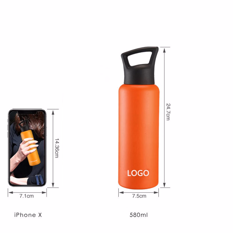 580ml Outdoor Double-Layer Vacuum Insulation Bottle 304