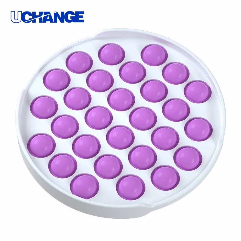 Round Push Bubble Sensory Fidget Handheld Toy