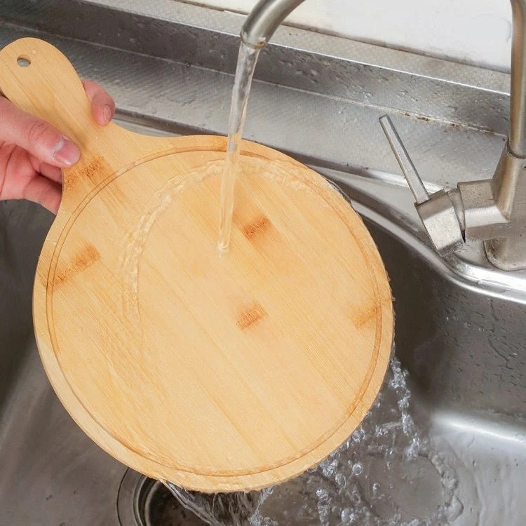 Foodservice Restaurant-Grade Wooden Bamboo Pizza Peel 1