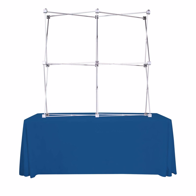 6' Straight Splash Tabletop Display Hardware