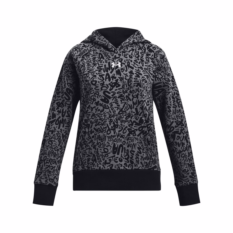 UA Rival Fleece Printed Girls' Hoodie