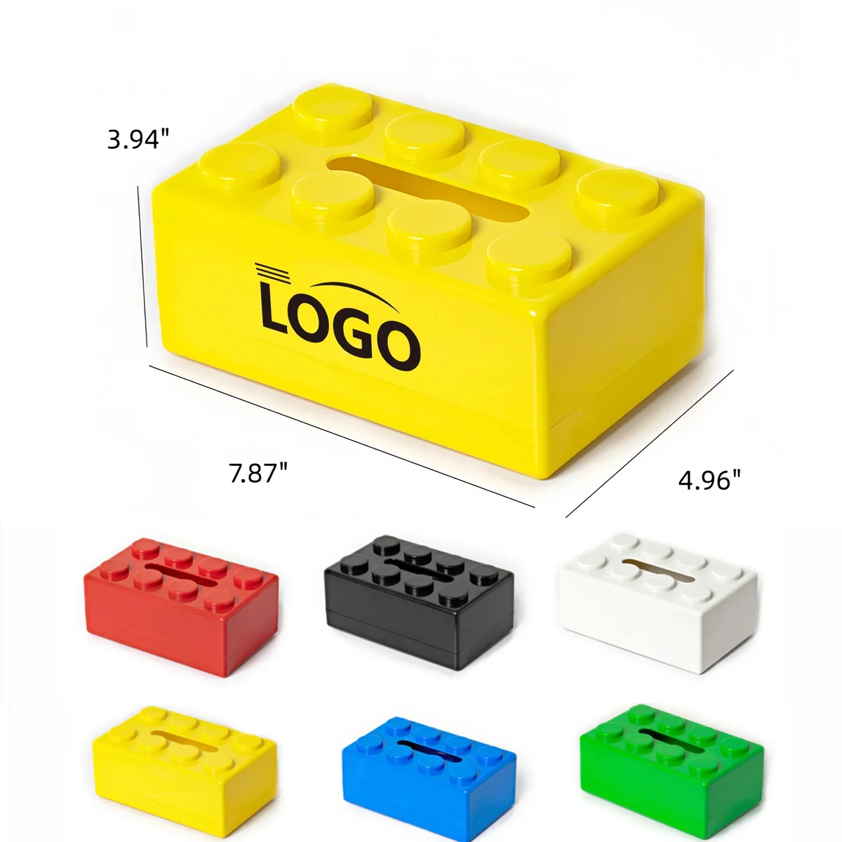 ABS Building Block Tissue Box Organizer 1