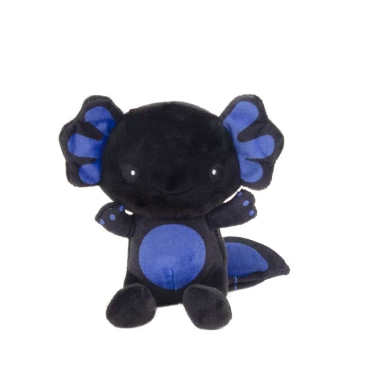 Plush Black Axolotl - 6" 1