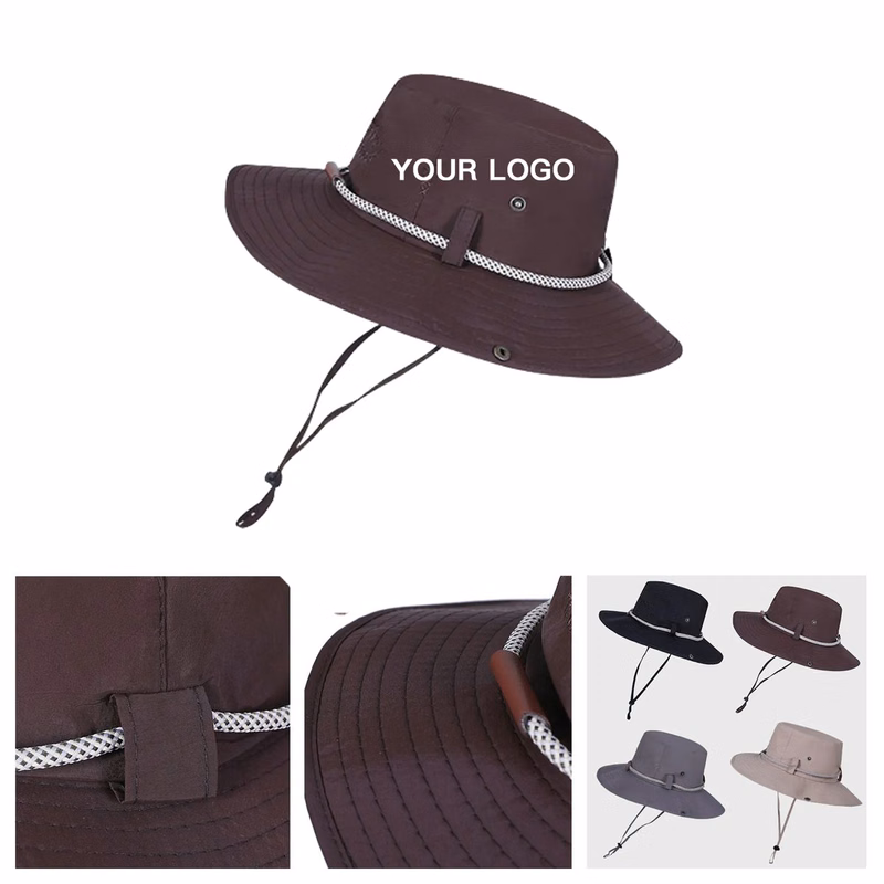 Wide Brim Cowboy Hat For Hiking And Fishing