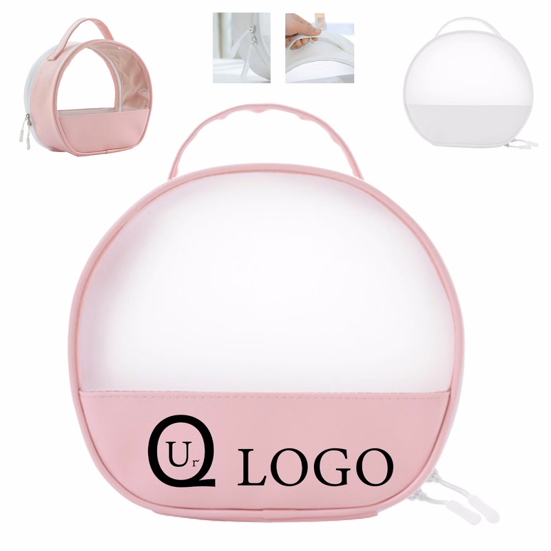 Pu Leather Clear Makeup Bag