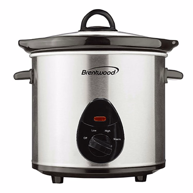 Slow Cookers - Silver 3 Qt