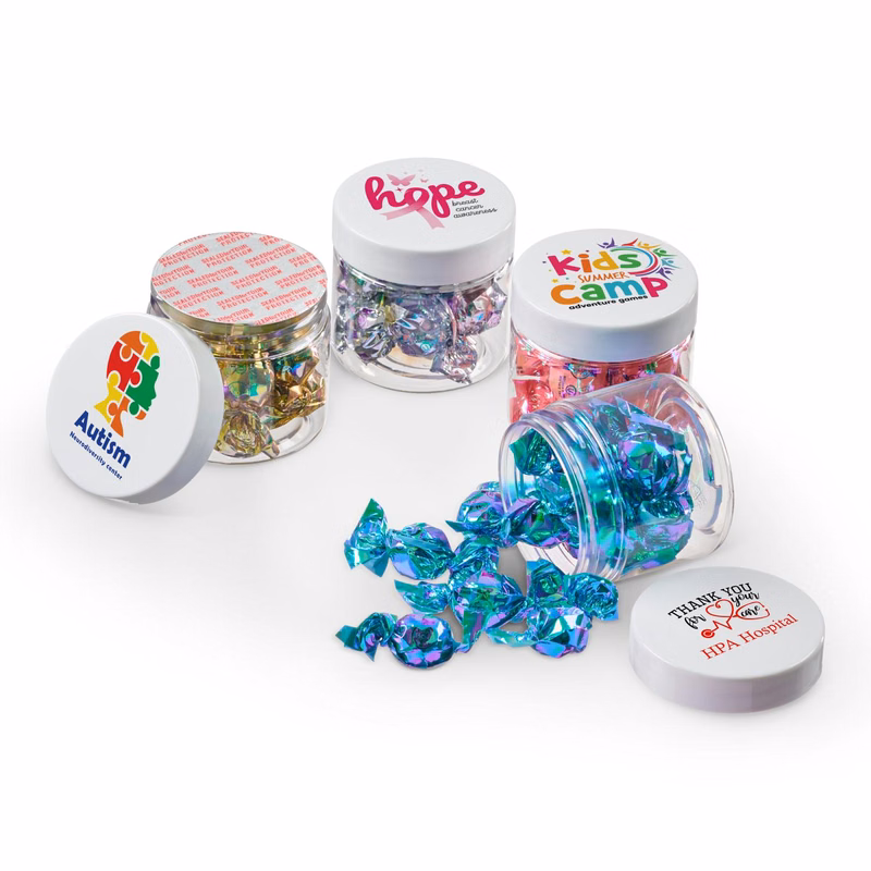 2 oz Jar of  Invidually Wrapped Fantasy Candy