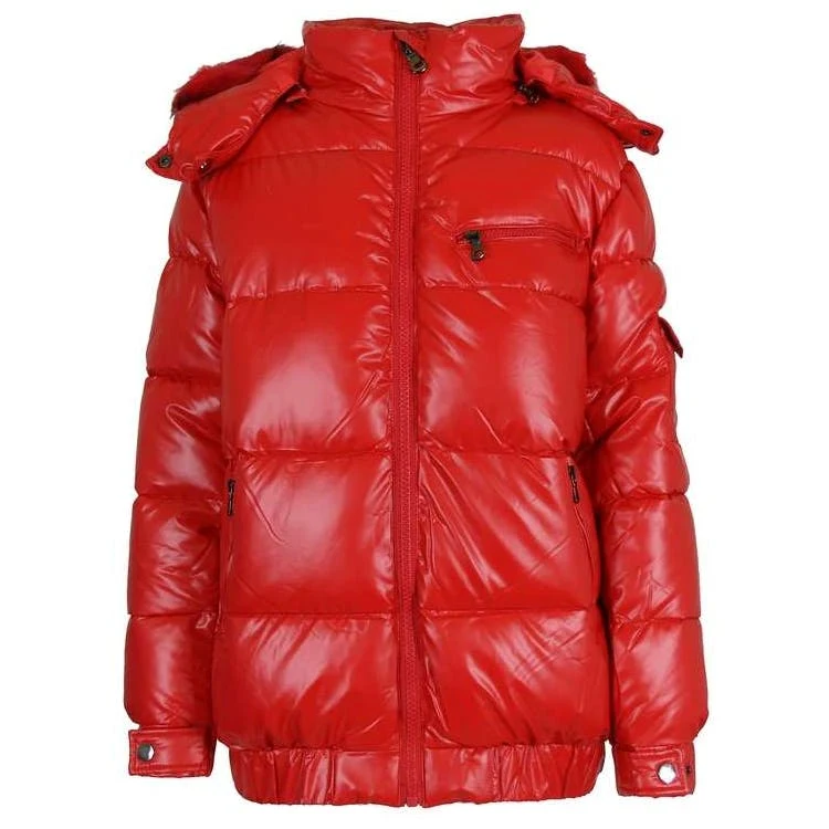 Women's Fashion Bubble Jackets - Red S-XL 1