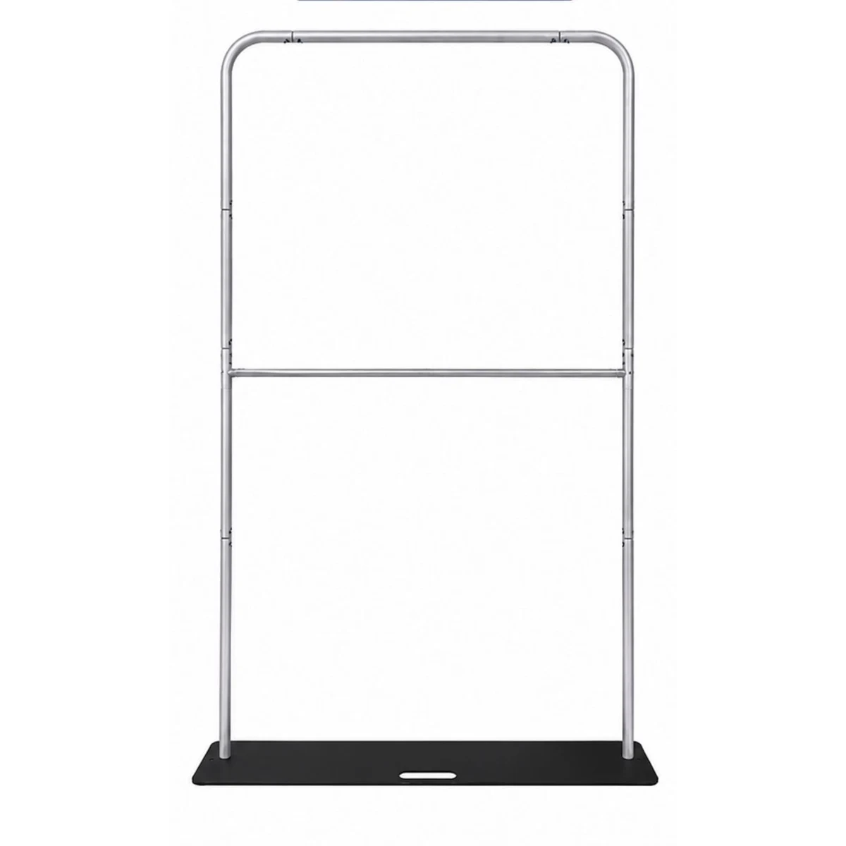 5'W x 90"H EuroFit Banner Hardware Only, Frame with Steel Base and Carry Case. Graphics not included 1