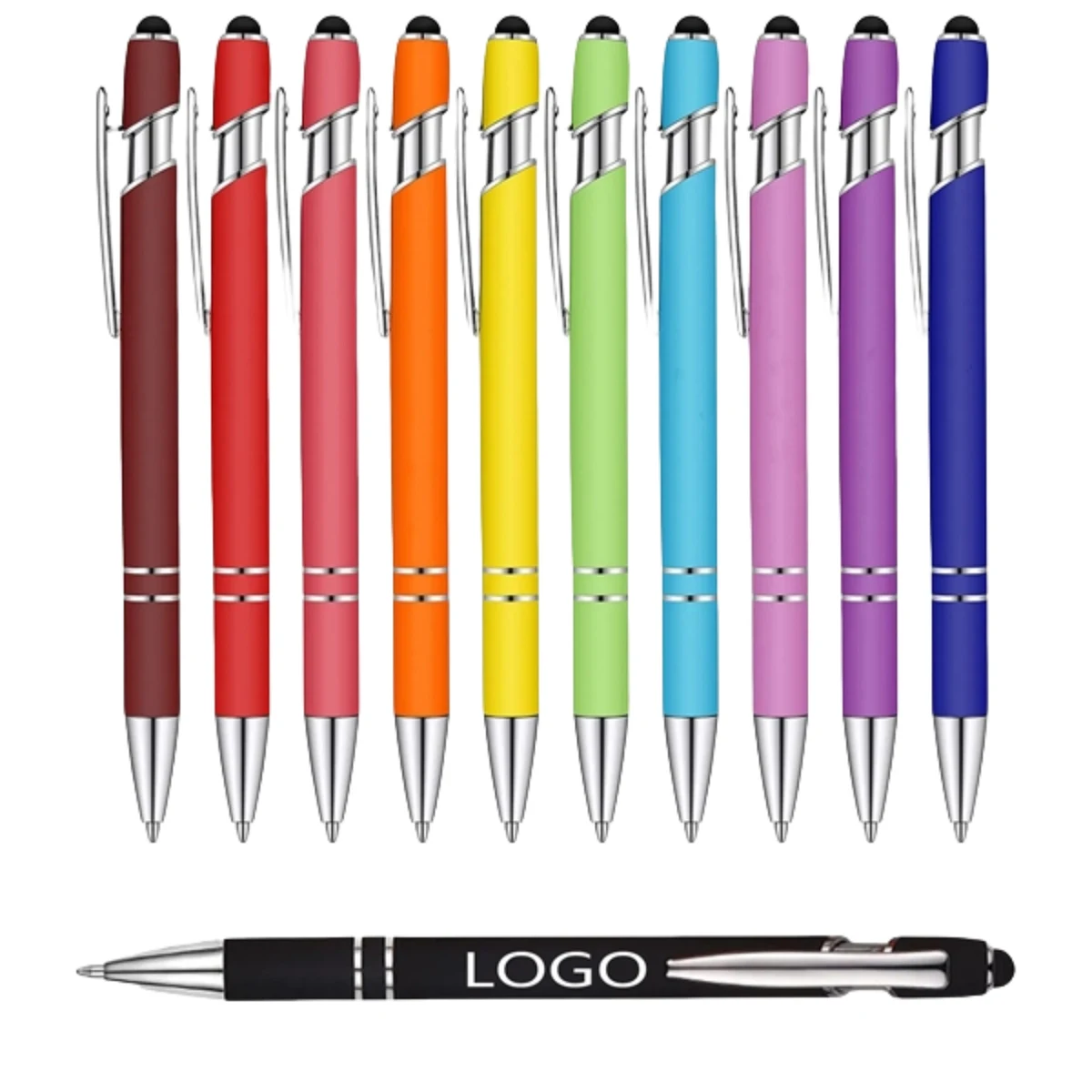 DualTip Retractable Stylus Ballpoint Pen 1