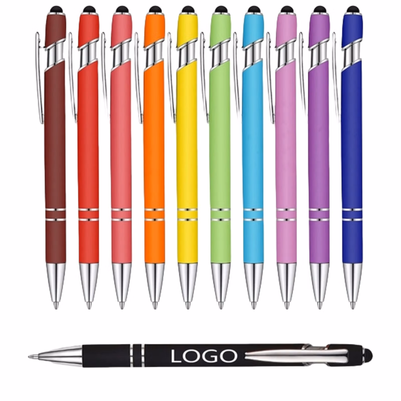 DualTip Retractable Stylus Ballpoint Pen