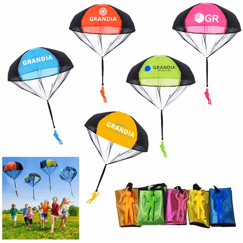Toy Soldier Parachute Hand Throwing