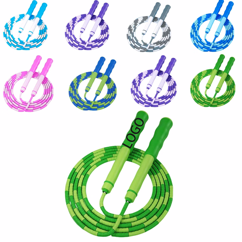 Adjustable Beaded Soft Skipping Rope