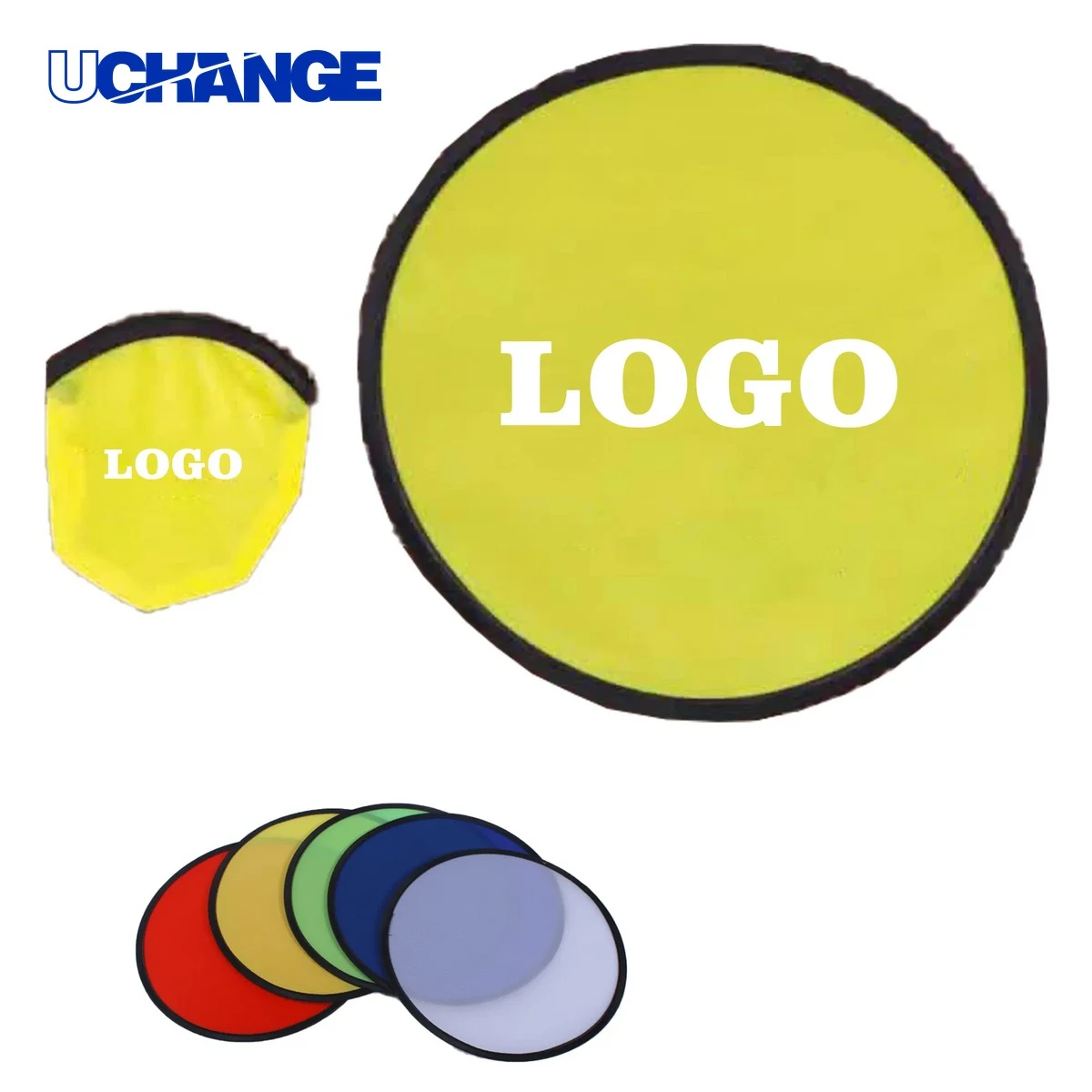 Fold Up Flying Disc with Pouch for Promotions 1