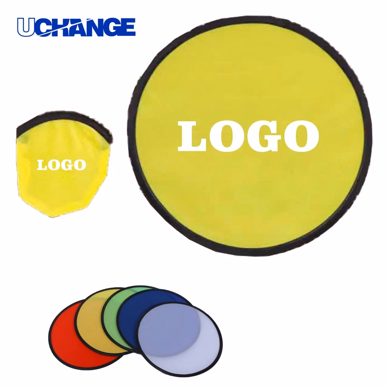 Fold Up Flying Disc with Pouch for Promotions