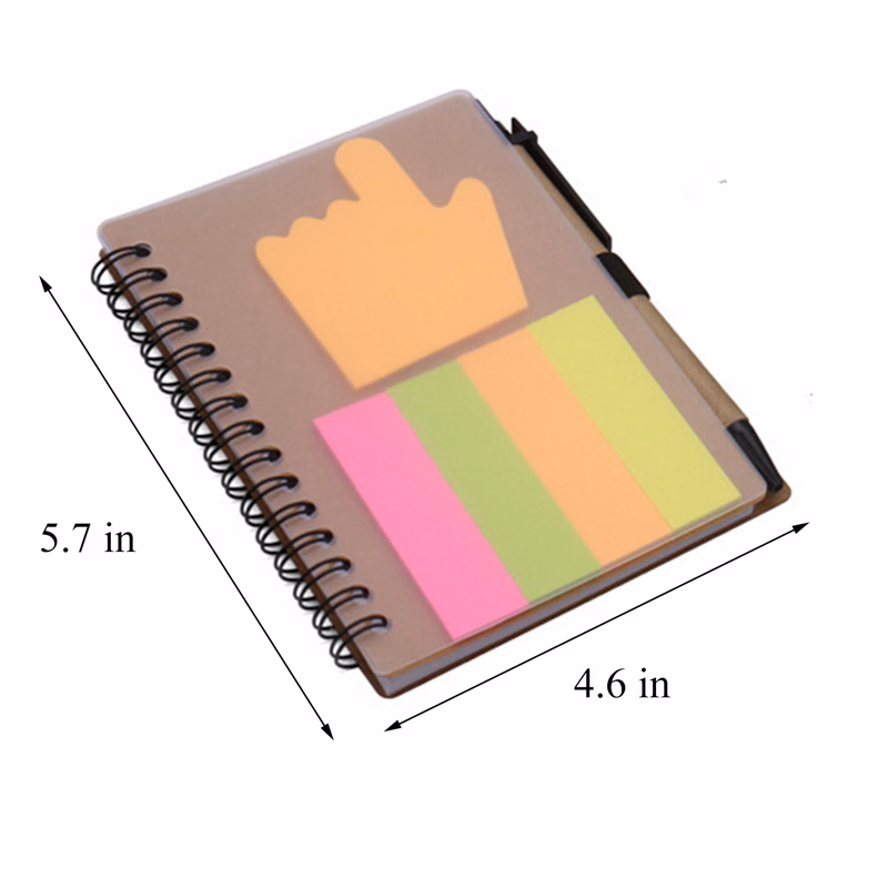Notebook W/ Sticky Notes
