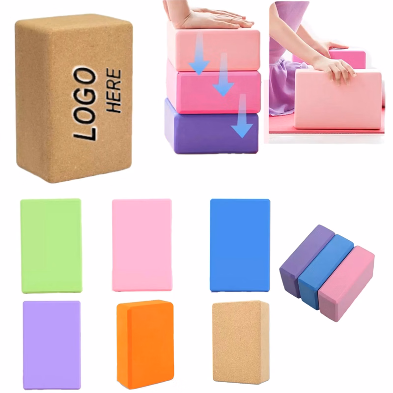Yoga Block - Supportive Latex-Free Eva Foam - Soft Non-Slip